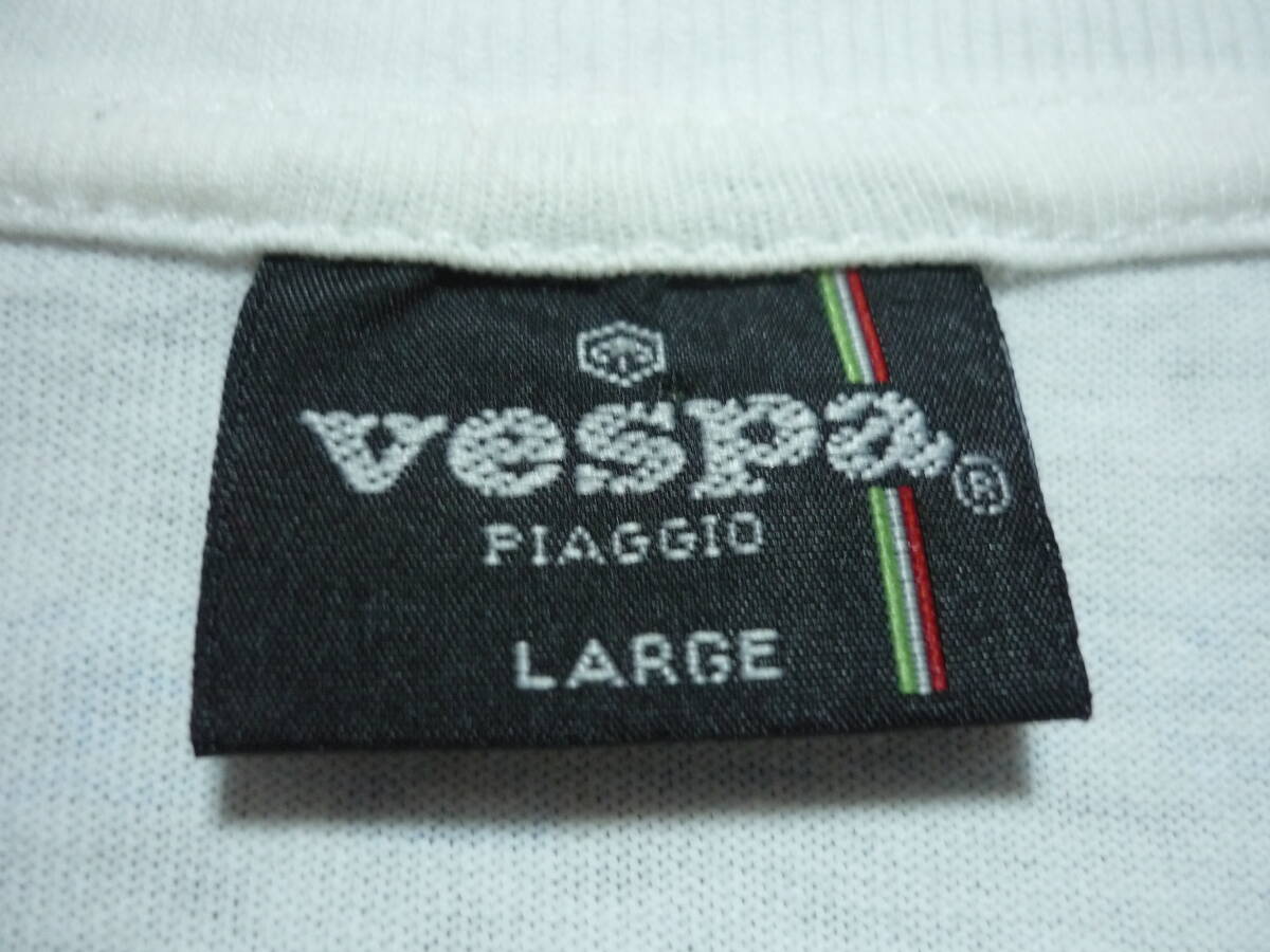 PIAGGIO VESPA　ベスパ　半袖　Tシャツ　オフィシャル　スクーター　ヴィンテージ　サイズL_画像5