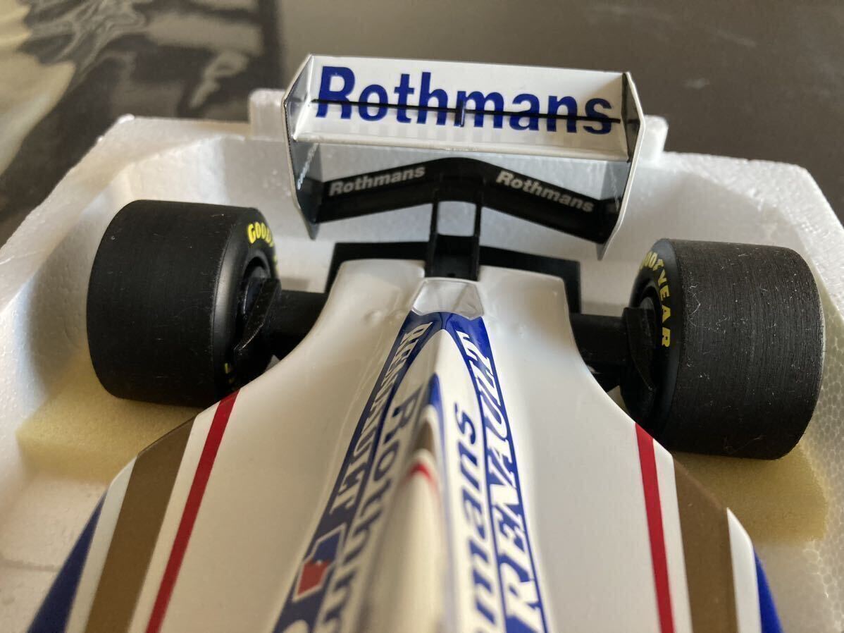 ミニチャンプス PMA 1/18 ウイリアムズ ルノー FW16 アイルトン　セナ　senna 1994サンマリノGP ラストレース ロスマンズ仕様 美品　希少_画像9