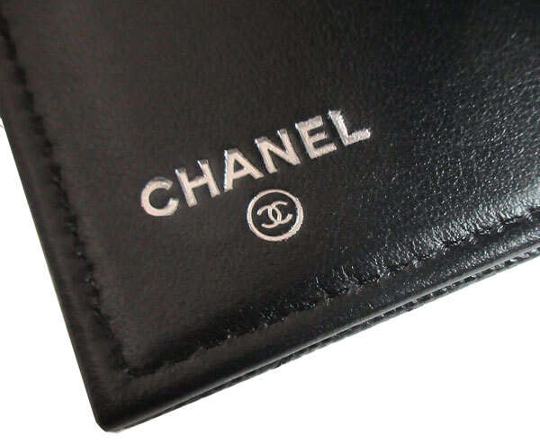 ≪新品≫シャネル CHANEL COCOシャネル ミディアム フラップ ウォレット 中財布 ココ ブラック 黒 シルバー金具 AP3829 B15620 94305_画像7