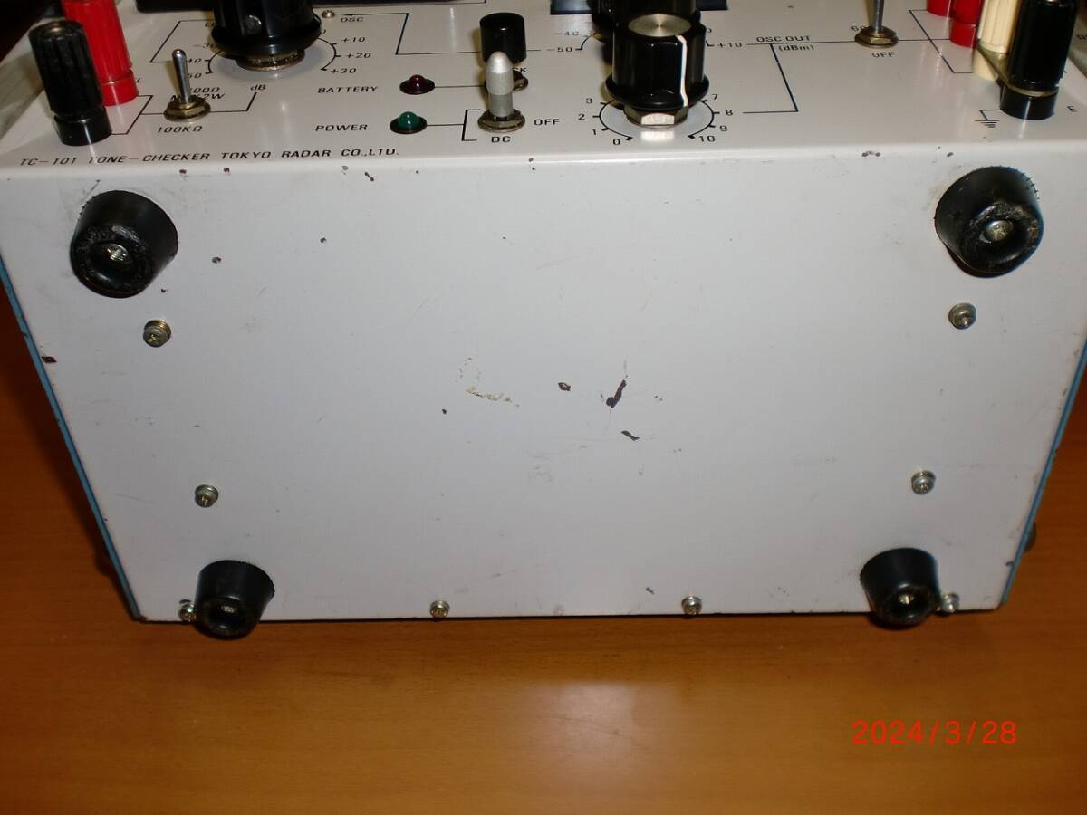 トーンチェッカー　ＴＣ－１０１（ＡＦ発振器 ５0Hz～10ＫHz）_画像4