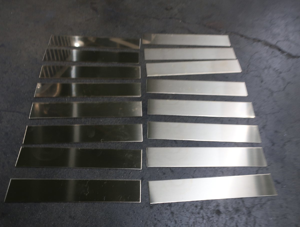 真鍮　残材　断材　端材　真鍮板　1.2㎜厚　35×200　16枚　K-1006_画像2