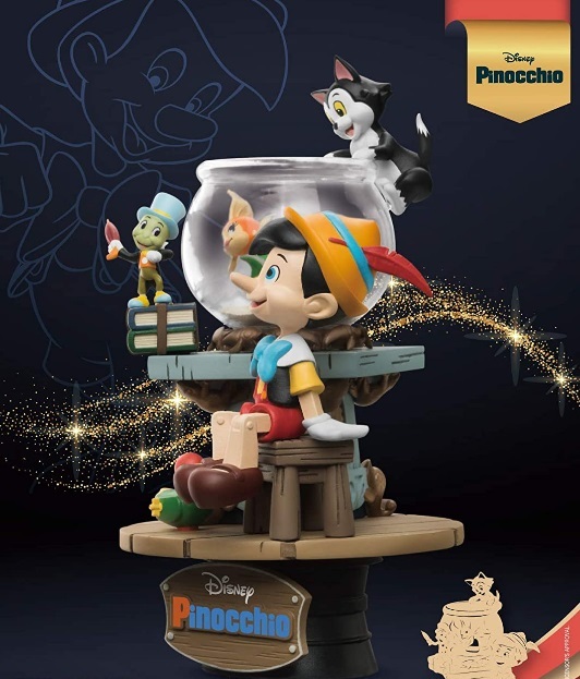 Disney Store ピノキオ&ジミニー・クリケット フィギュア|置物 Disney Store ピノキオ&ジミニー・クリケット フィギュア|置物