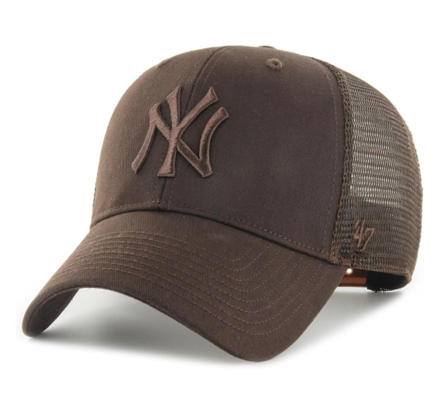 NY ヤンキース MLB ★ '47 Brand メッシュ ブラウン キャップ A