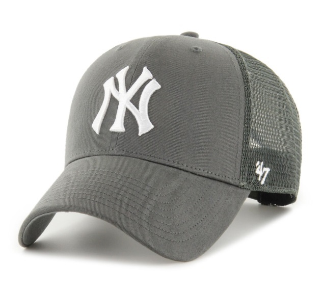 NY ヤンキース MLB ★ '47 Brand メッシュ チャコールグレー キャップ A
