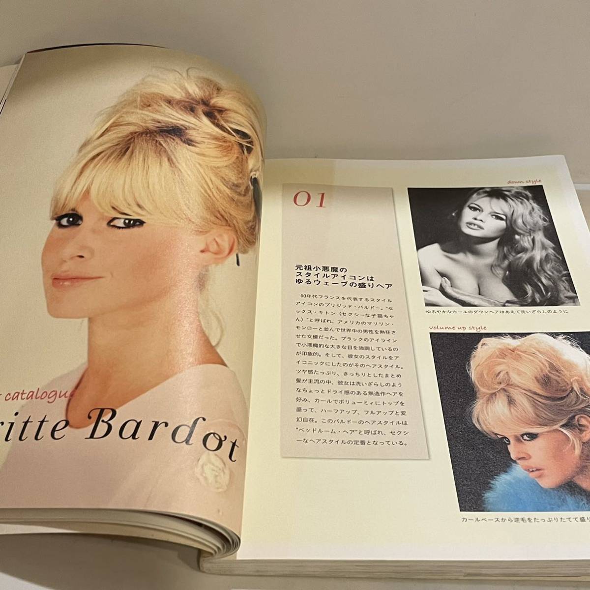 本 perfect style of Celeb Hair Arrange Catalogueセレブへアアレンジカタログ ブリジットバルドー グレースケリー 映画女優 レトロ_画像6