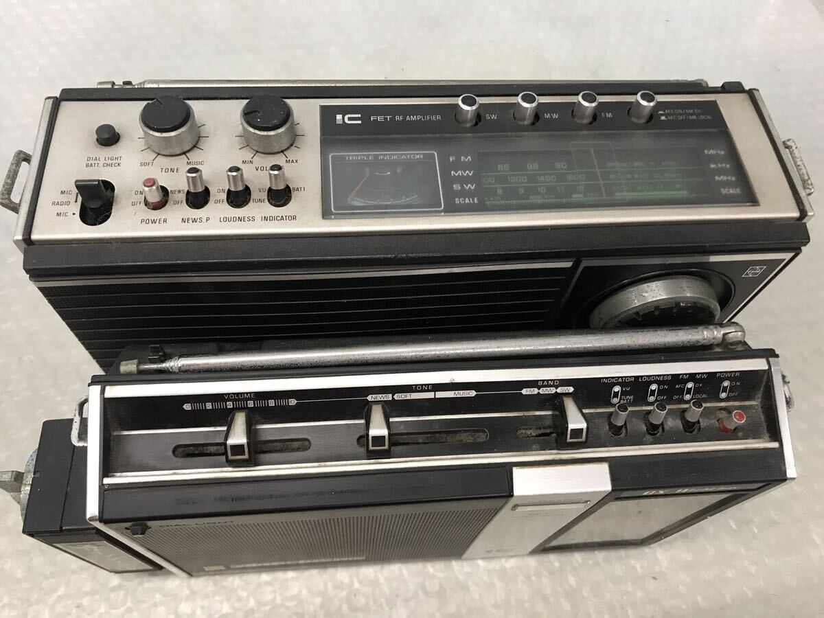 National Panasonic ラジオ　RF-868D/RF-858 計2台　まとめ　ジャンク　（80s）_画像4