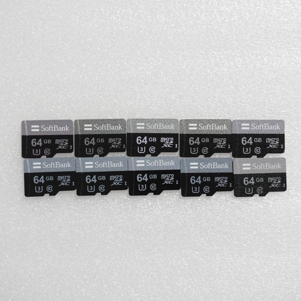 ■ microSDXC 64GB ■ まとめて 10枚セット / 動作品 フォーマット済 ジャンク 扱い microsd microSD マイクロSD / C031_画像1