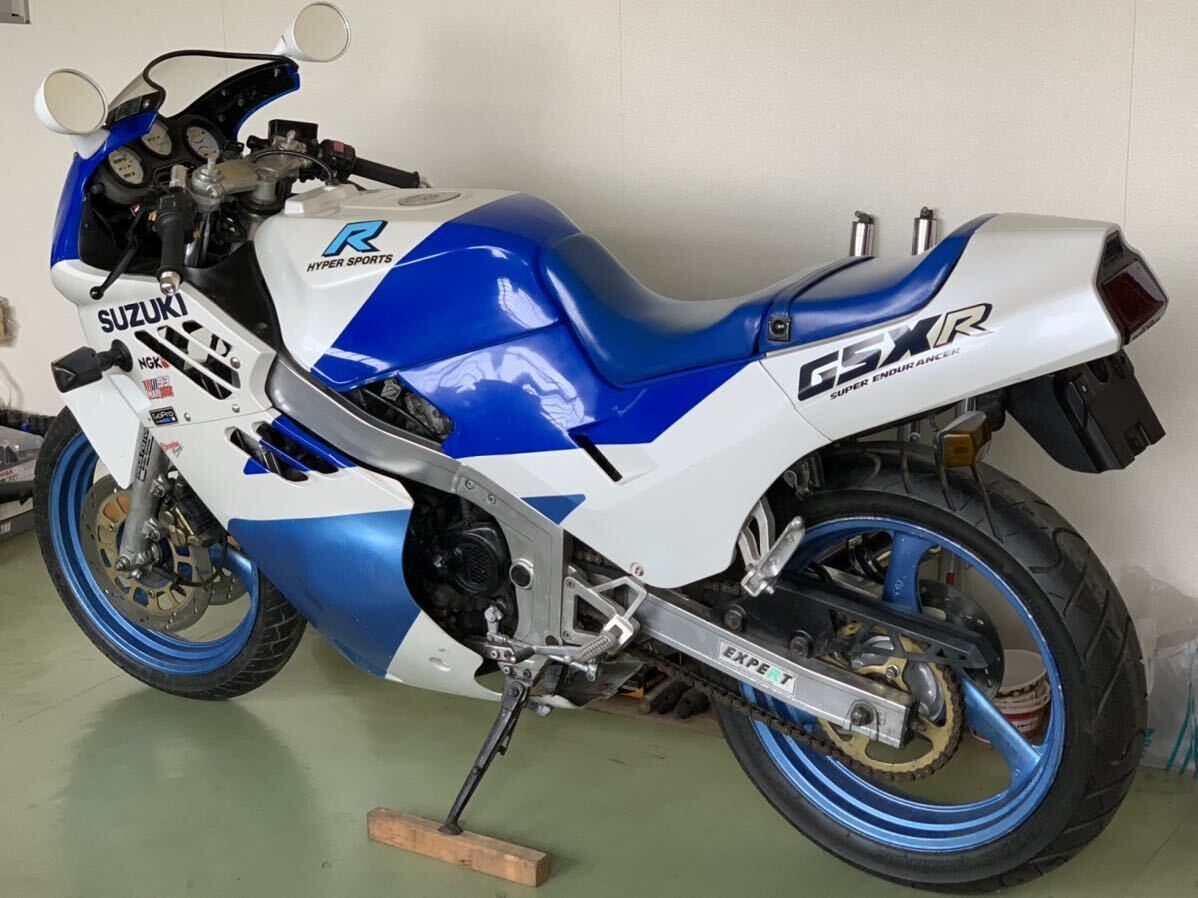 スズキ GSX-R400 GK71F 後期 室内保管で綺麗ですが書類なし cbr cbx vfr nsr fzr fz rz rzr gpz zxr rgの画像6