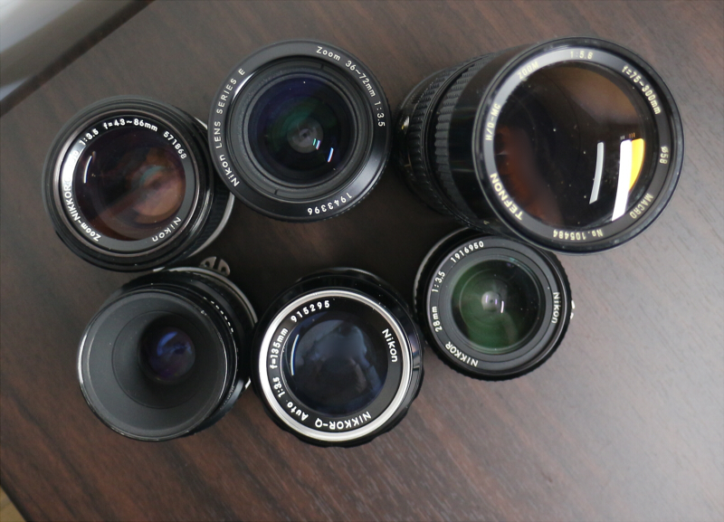 Nikon マニュアルフォーカスレンズ ６点 まとめ ニコン MFレンズ 非 Ai/43-86/28/36-72 mm/ F3.5/ TEFNON_画像3