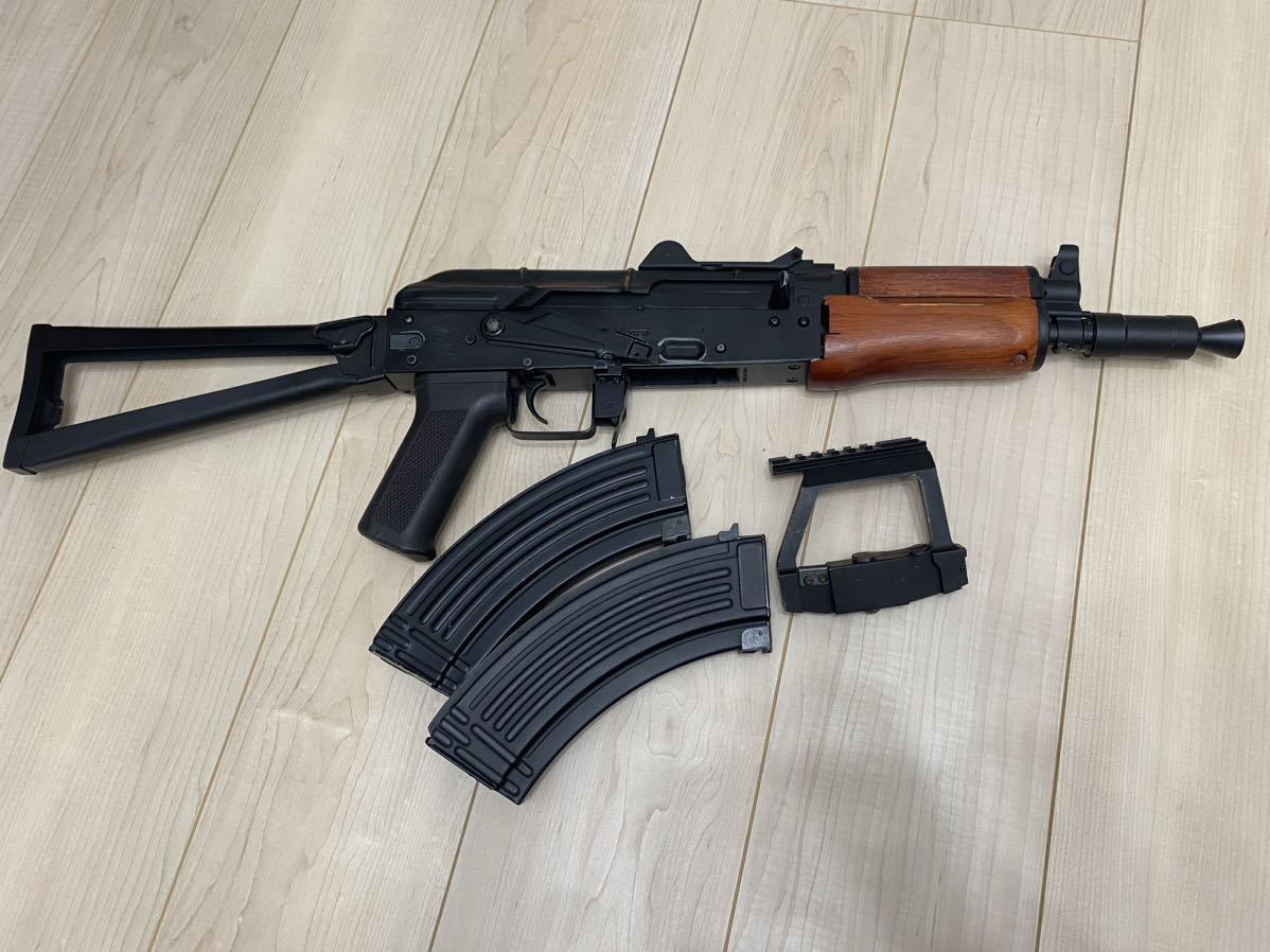 電動ガン cyma ak74u リアルウッド　中古_画像3