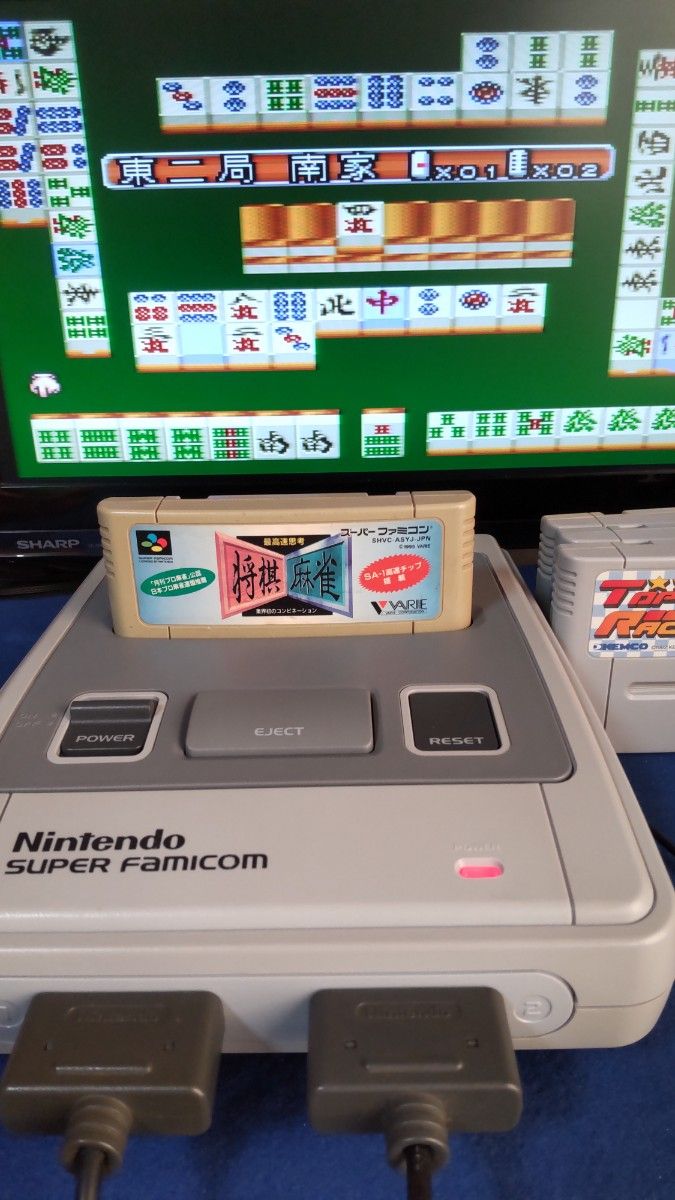 任天堂　 スーパーファミコン 本体一式　スーファミ　アダプター　AVケーブル　カセット動作確認済み   Nintendo   
