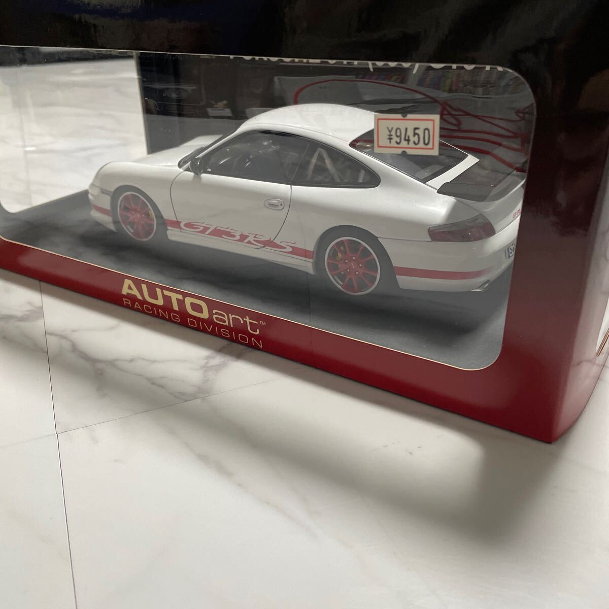 《箱付き》【1/18スケール】Porsche 911 (996) GT3 RS AUTOart ミニカー 模型 コレクション放出 ポルシェ 黒 Plain Body Version ブラック_画像3