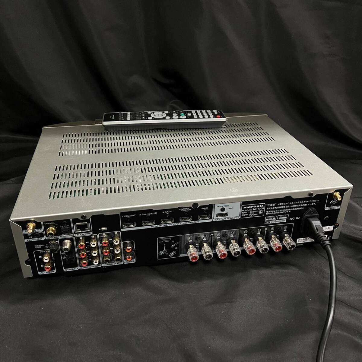 ACK355T Marantz NR1200 プリメインアンプ 2022年製 音響機材 オーディオ マランツ_画像4