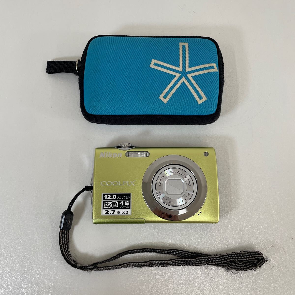 Z◎ Nikon ニコン デジタルカメラ COOLPIX クールピクス S3000 ポップグリーン 通電確認済み キズ汚れ有り_画像1