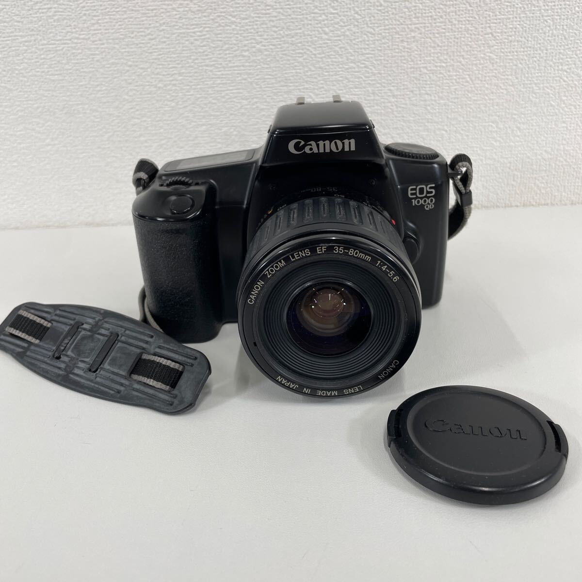 Z◎ Canon キャノン EOS 1000 QD EF 35-80mm 1:4-5.6 AF デジタルカメラ 電池切れ 通電未確認 キズ汚れ有り_画像2