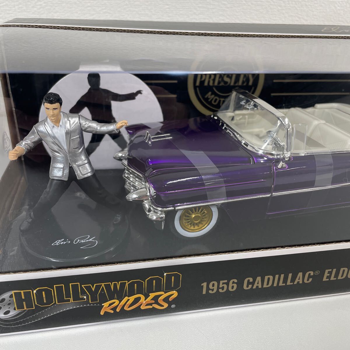 G◎ JADA ジャダ 1/24 1956 Cadillac Eldorado Elvis Presley フィギュア付き キャデラックエルビスプレスリー 新品_画像2