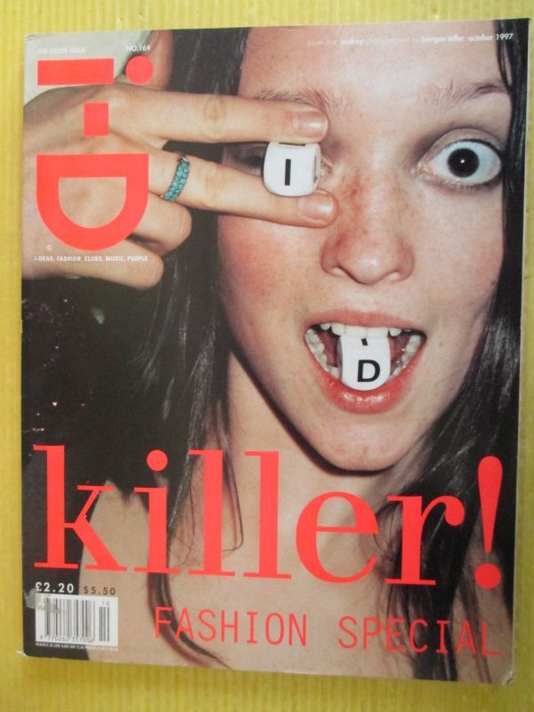 洋雑誌) i-D magazine No.169 October 1997 audrey Juergen Teller Terry Richardson Parappa The Rapper fashion mode culture designの画像1
