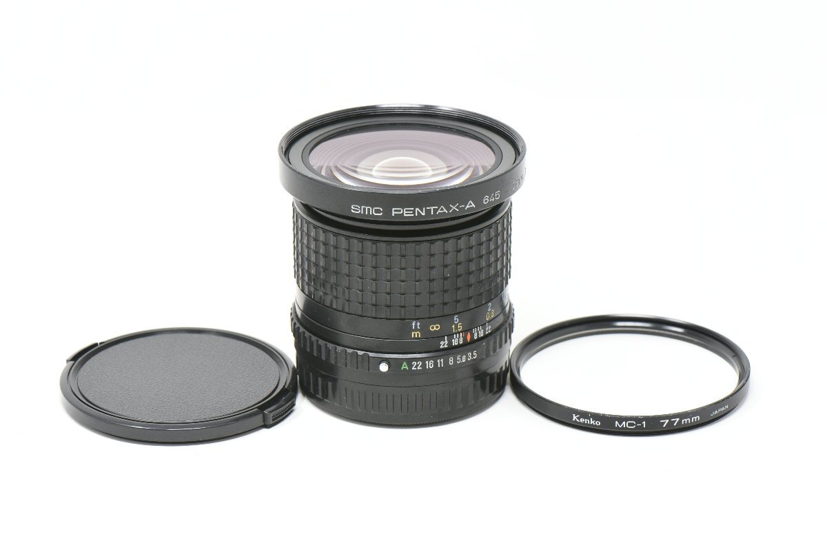 SMC PENTAX-A 645 35mm f/3.5 wide-angle lens medium size camera * operation verification ending, present condition delivery 
