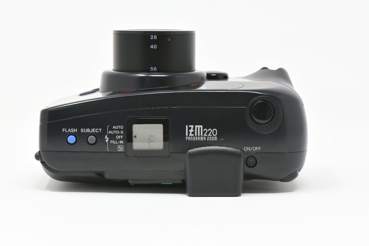Released in 1991 / OLYMPUS IZM 220 PANORAMA ZOOM Compact 35mm Film Camera　※動作確認済み、現状渡し_画像4