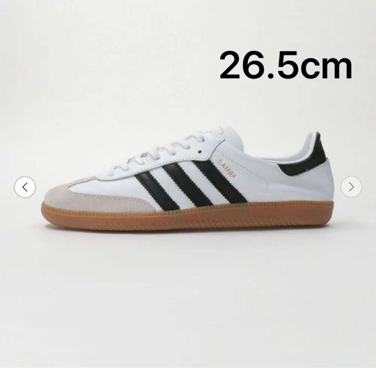 希少完売　＜adidas Originals＞ SAMBA DECON WHITE 26.5cm