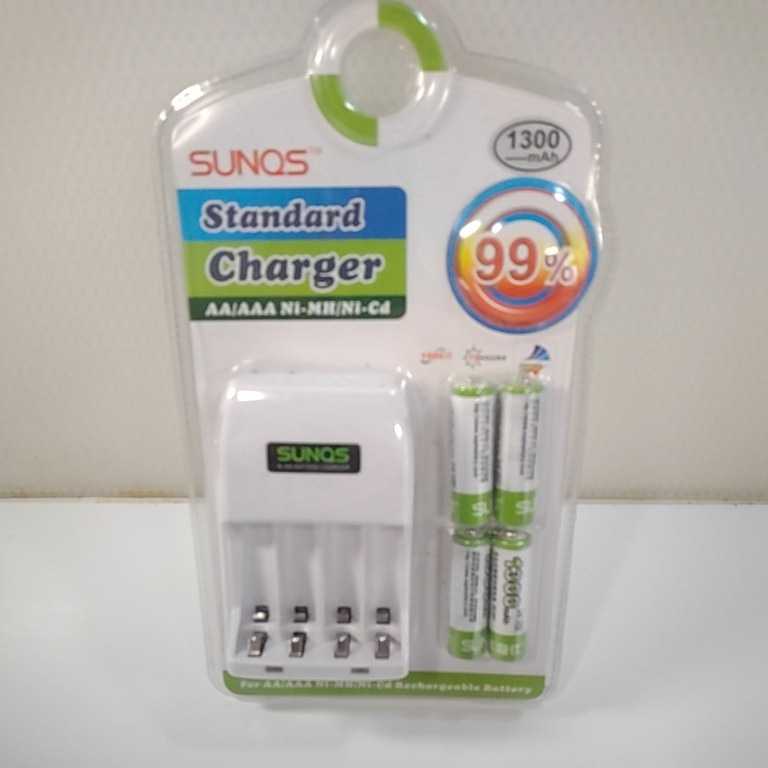  unopened | charger | single 3|4ps.@| outlet | rechargeable battery | nickel water element |nikado