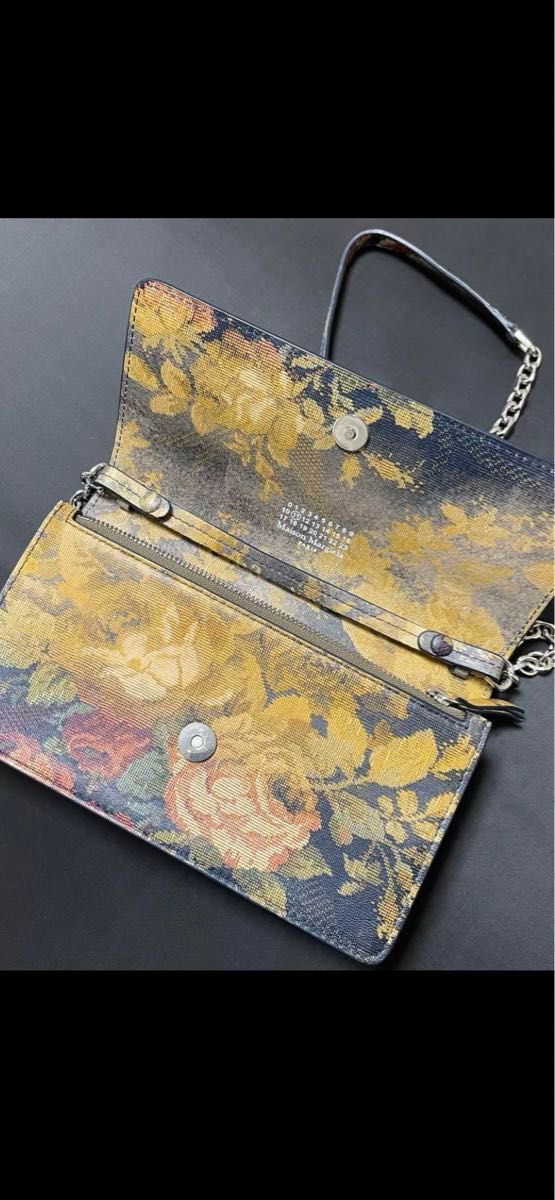 Maison Margiela /花柄 チェーンウォレット ショルダーバッグ Maison Margiela /花柄 チェーンウォレット ショルダーバッグ