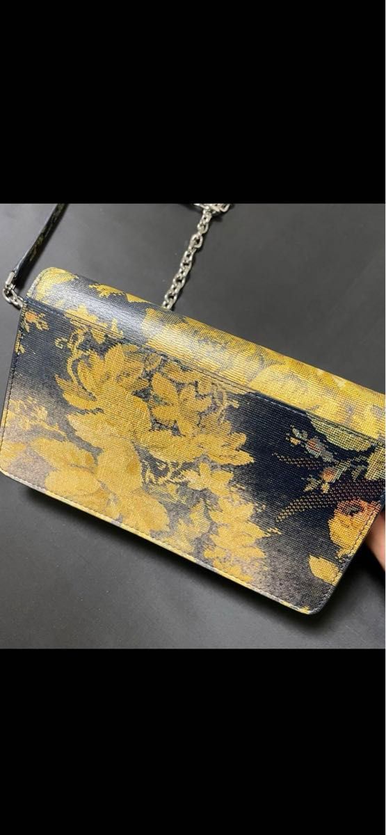 Maison Margiela /花柄 チェーンウォレット ショルダーバッグ Maison Margiela /花柄 チェーンウォレット ショルダーバッグ