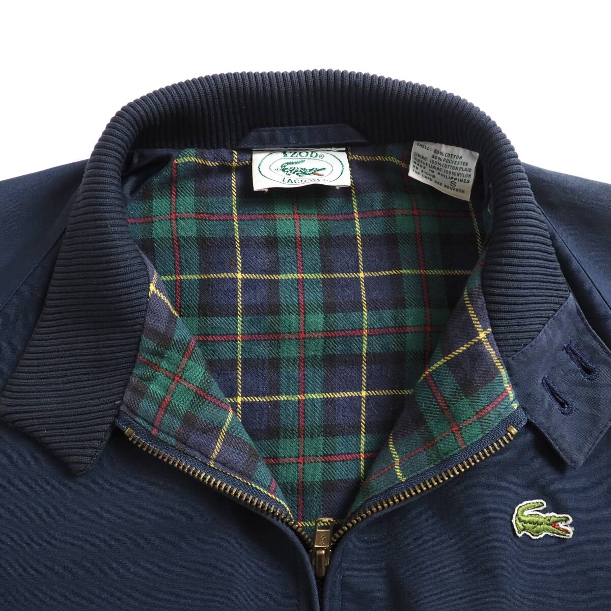 ラコステ Lacoste ブルゾン スイングトップ ネイビー 裏地 ラコステ Lacoste ブルゾン スイングトップ ネイビー 裏地