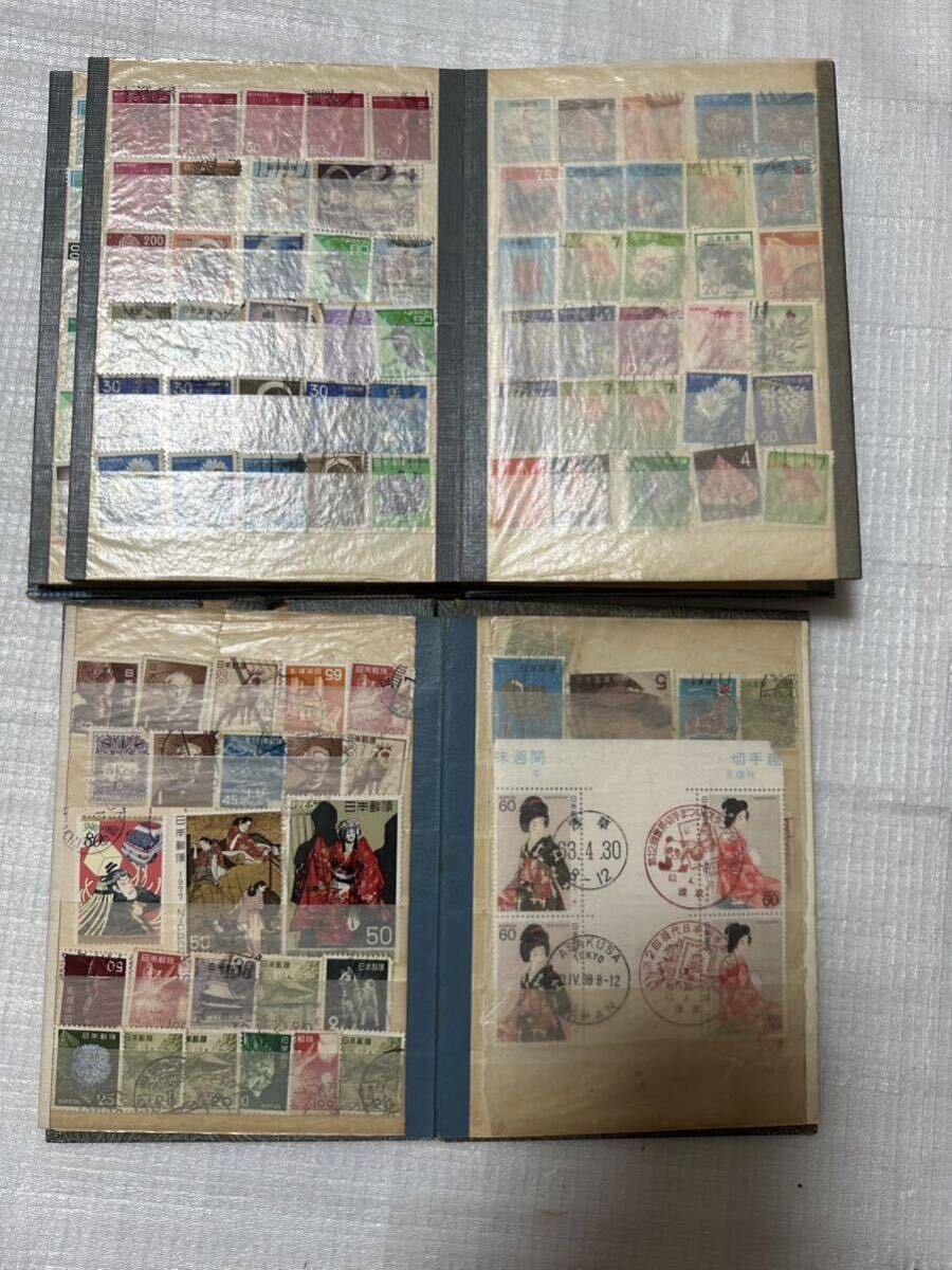 日本切手　記念/普通など　櫛形印/ローラー印 満月印多数　15冊まとめ　使用済み　ゆうパック80サイズ_画像8
