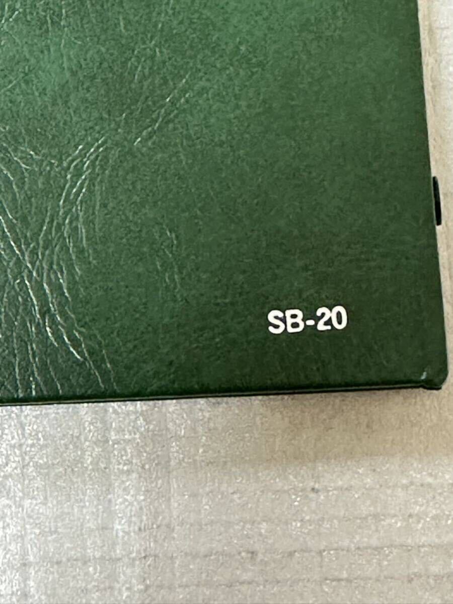 テージー SB-20Stamp Album B Type 切手帳 ストックブック 切手収納用ファイル　 3冊　まとめ売り_画像4