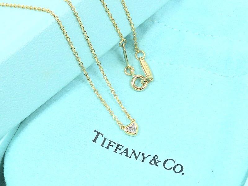 TIFFANY&Co ティファニー 750 ダイヤモンド バイザヤード ハート TIFFANY&Co ティファニー 750 ダイヤモンド バイザヤード ハート