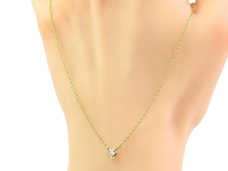TIFFANY&Co ティファニー 750 ダイヤモンド バイザヤード ハート TIFFANY&Co ティファニー 750 ダイヤモンド バイザヤード ハート