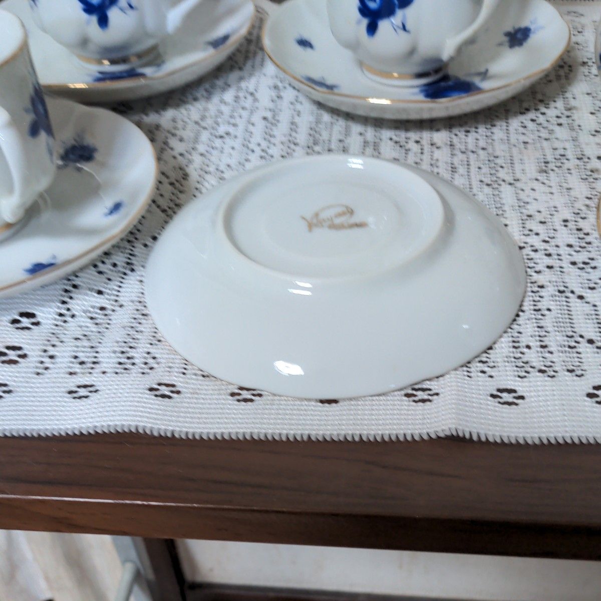 アンティーク HAYASHI CHINA カップ& ソーサー 5客・ シュガー アンティーク HAYASHI CHINA カップ& ソーサー 5客・ シュガー