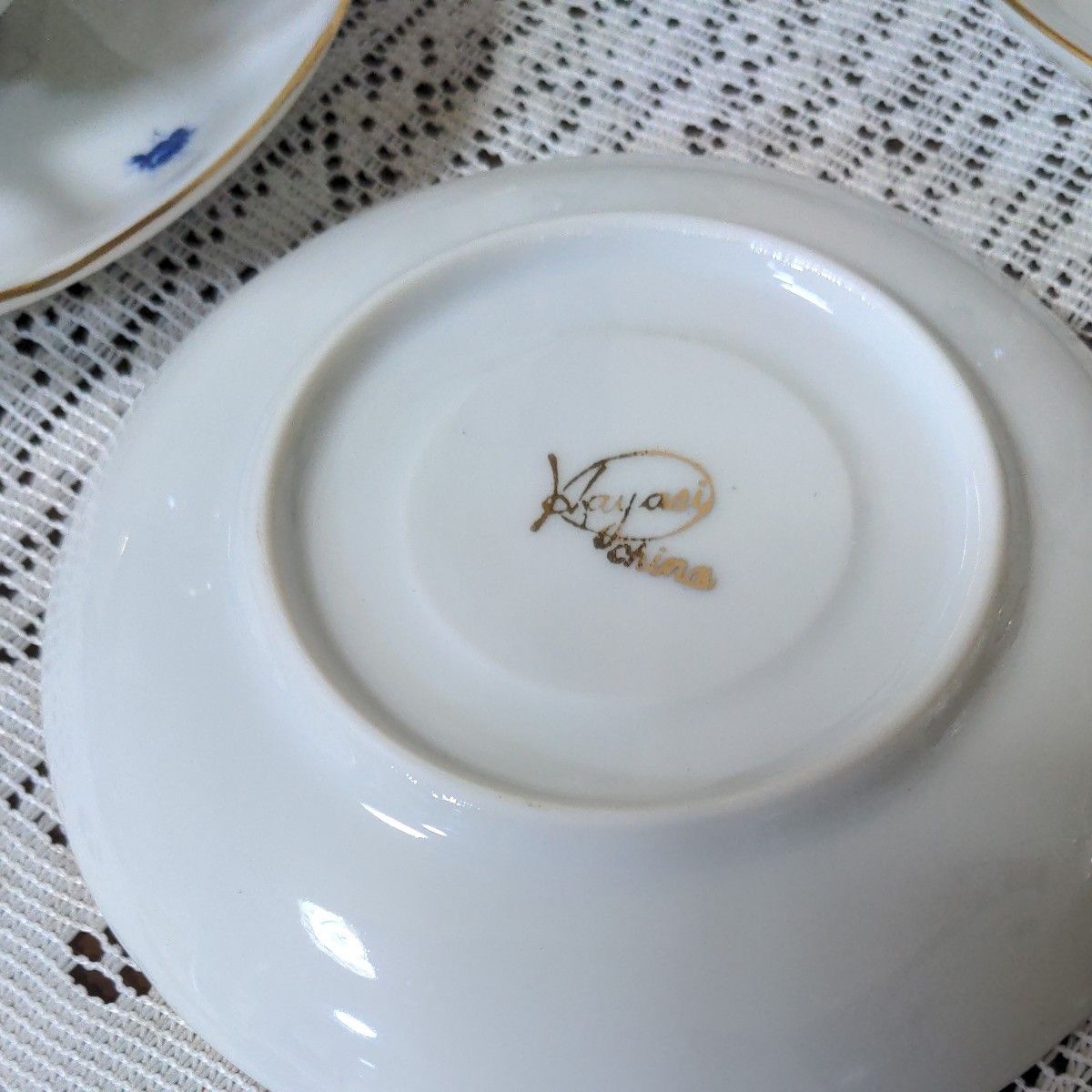 アンティーク HAYASHI CHINA カップ& ソーサー 5客・ シュガー アンティーク HAYASHI CHINA カップ& ソーサー 5客・ シュガー
