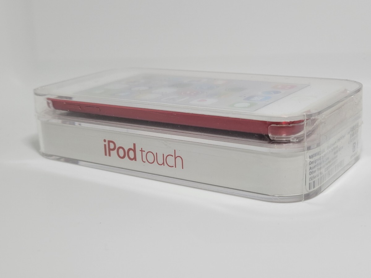希少レア☆未開封・未使用☆アップル Apple iPod touch アイポッド タッチ 第６世代 PKWW2J/A 128GB レッド RED 付属品完備 新品_画像9