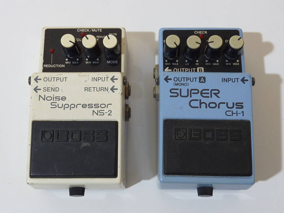 BOSS CH-1 スーパーコーラス / NS-2 ノイズサプレッサー エフェクター セット 激安 爆安 1円スタート_画像1