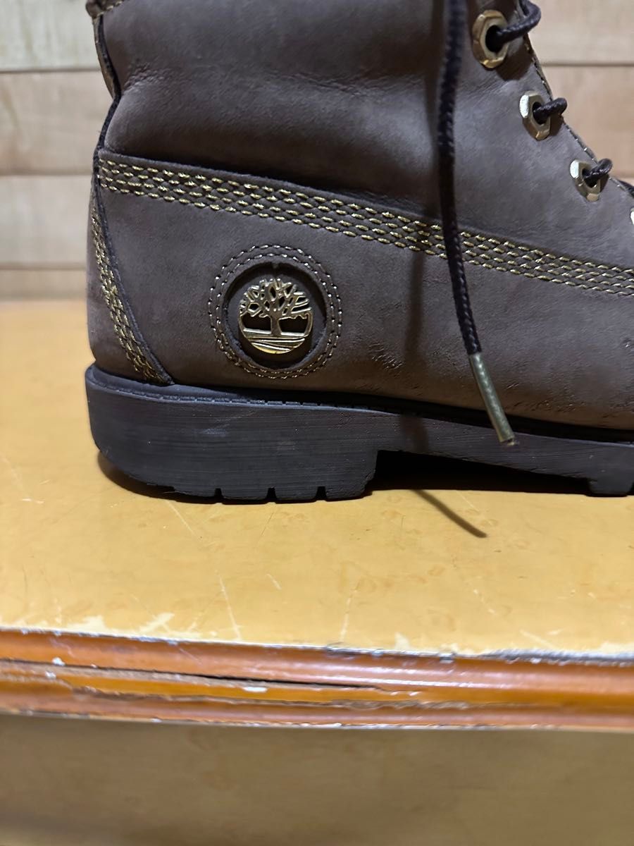 Timberland ティンバーランド メンズ ワークブーツ レースアップ6ホールブーツ US6 24cm ブラウン ヌバック