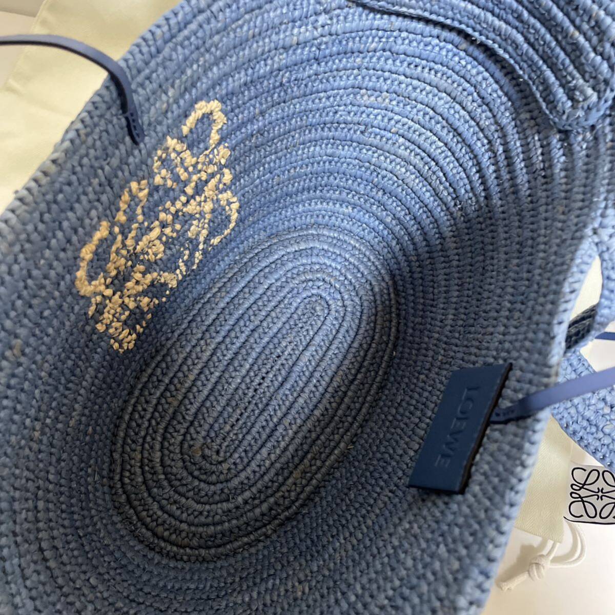 美品 ロエベ LOEWE エレファント バスケット バッグ ラフィア 美品 ロエベ LOEWE エレファント バスケット バッグ ラフィア