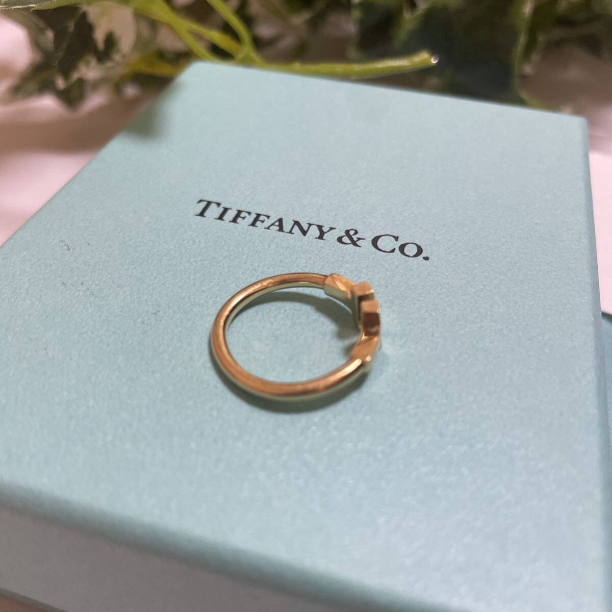 ★訳有　ティファニーワイヤーリング　指輪　ティーワイヤー　6号　18 イエローゴールド　TIFFANY&Co. AU750 Tiffany&Co. _画像5