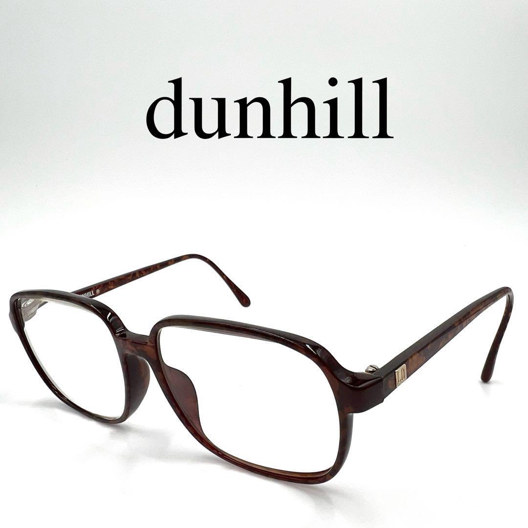 dunhill ダンヒル メガネ 眼鏡 度入り 6160A サイドロゴ フルリム_画像1