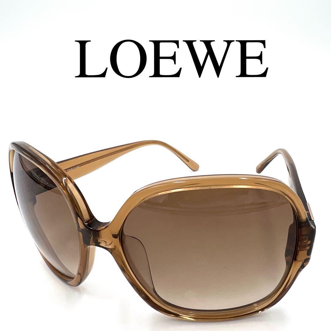LOEWE ロエベ サングラス メガネ SLW736G サイドロゴ ケース付き