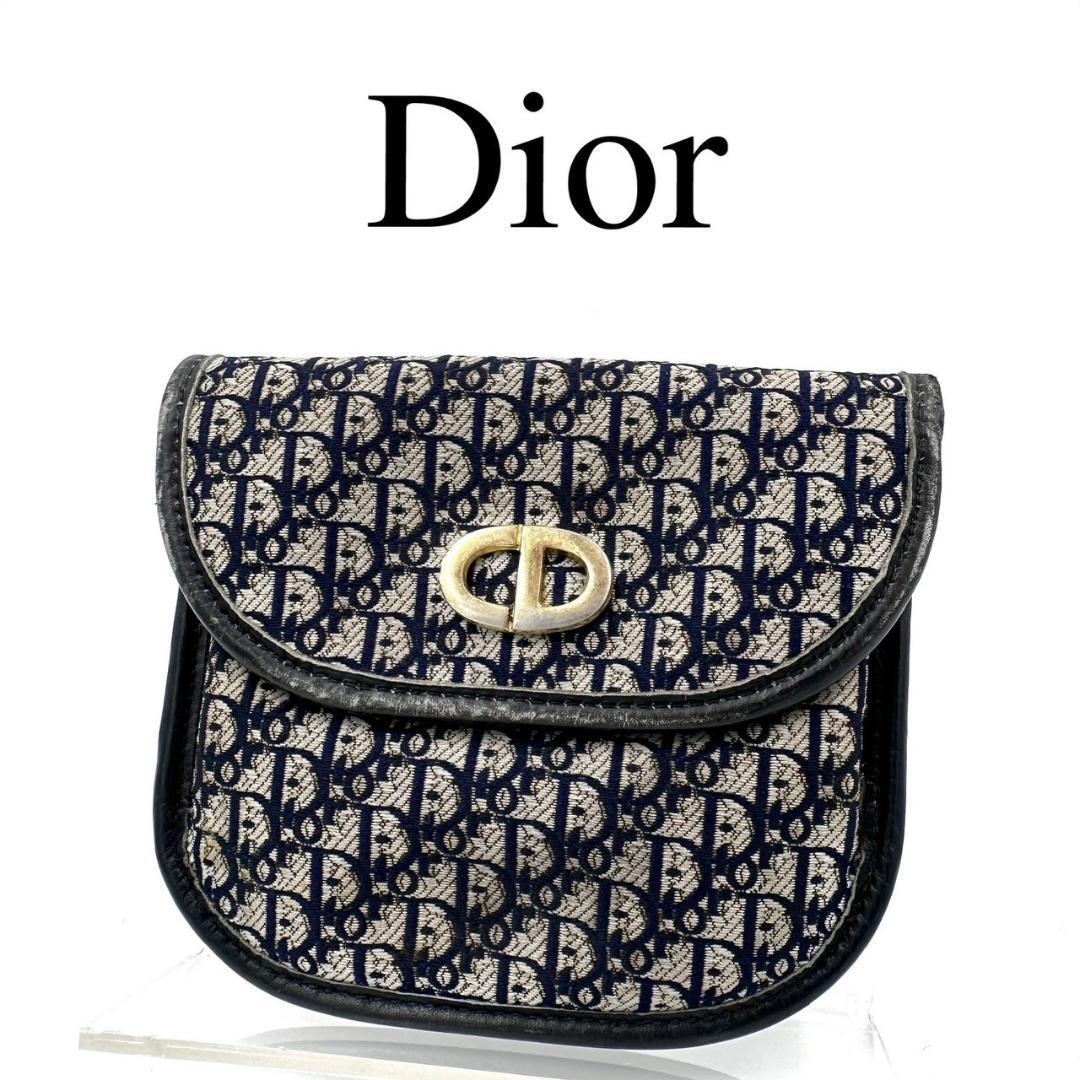 Christian Dior ディオール コインケース トロッター CDロゴ
