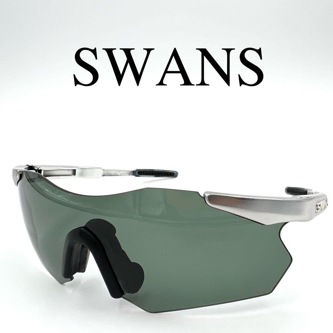 SWANS スワンズ サングラス アイウェア 偏光レンズ サイドロゴ ケース付き
