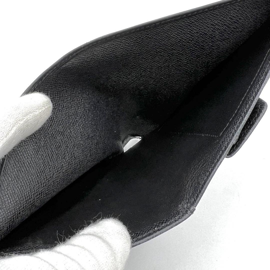 Louis Vuitton ルイヴィトン 折り財布 エピ ブラック系 総柄の画像6