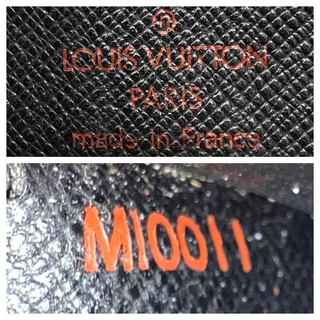 Louis Vuitton ルイヴィトン 折り財布 エピ ブラック系 総柄の画像10