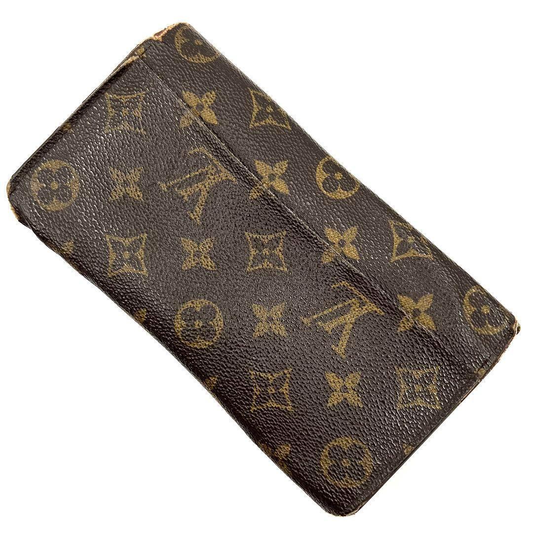 Louis Vuitton ルイヴィトン 長財布 ロゴ金具 ワンポイントロゴ_画像2