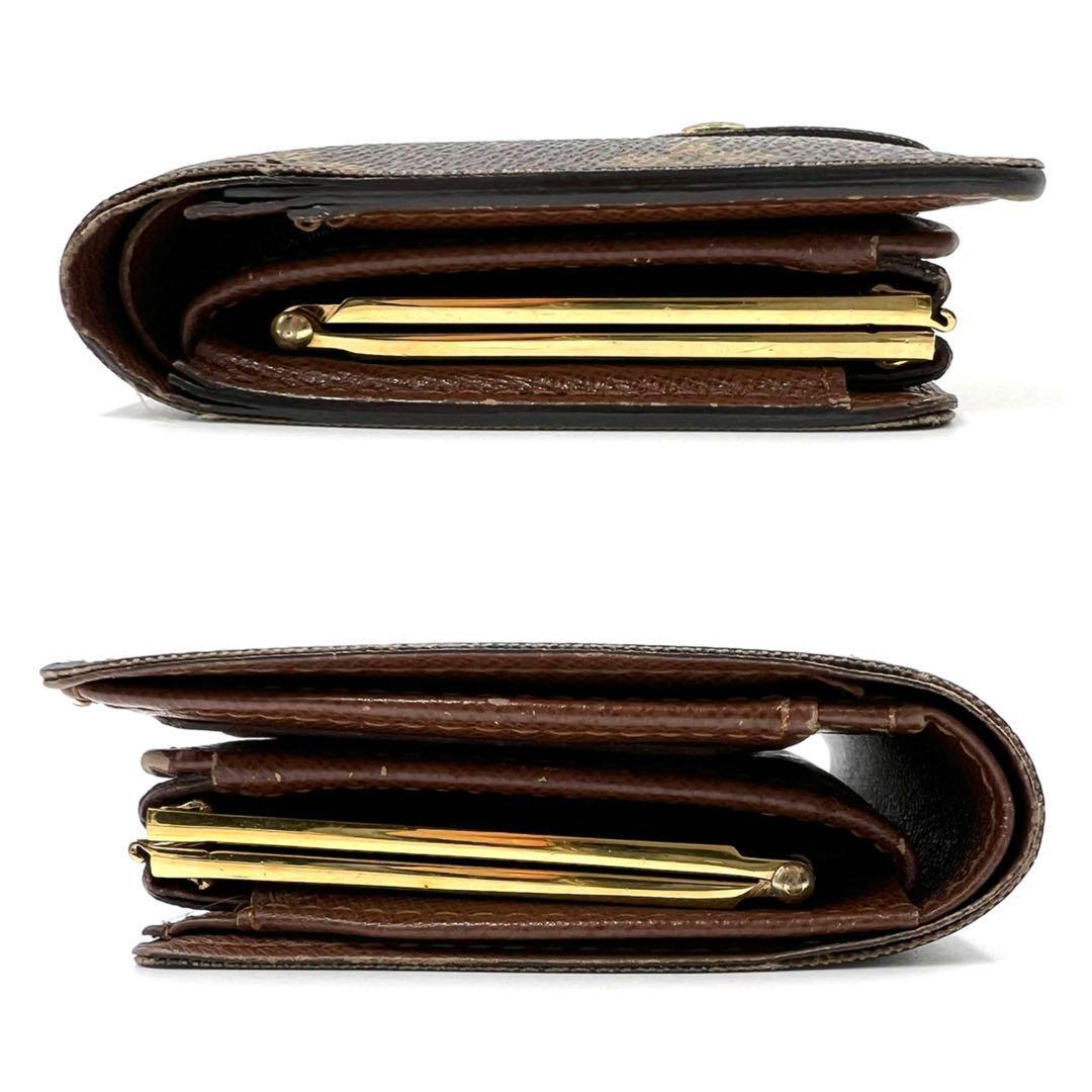 Louis Vuitton ルイヴィトン 折り財布 モノグラム 総柄 がま口_画像3