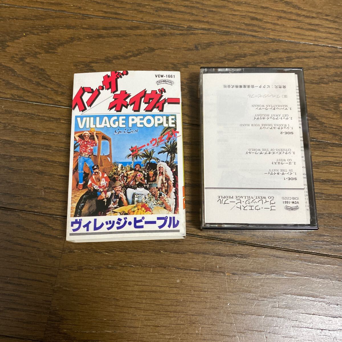 デッドストック　倉庫保管品　カセットテープ　アラベスク　ヴィレッジ・ピープル　VILLAGE PEOPLE イン・ザ・ネイヴィー　ゴー・ウェスト_画像4