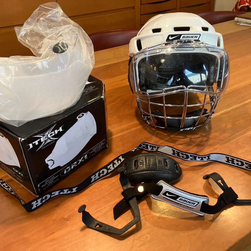 ice hockey NIKEBAUER protector helmet 