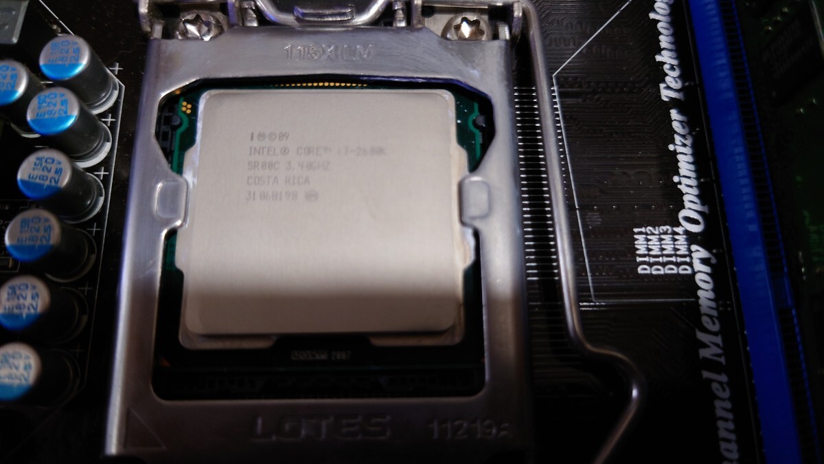 PCジャンクパーツセット CPU マザーボード gtx560 DDR3メモリ　i7 2600k gtx560twinfrozrll マザーボードp67a s40 CPUクーラー付き　msi_画像2